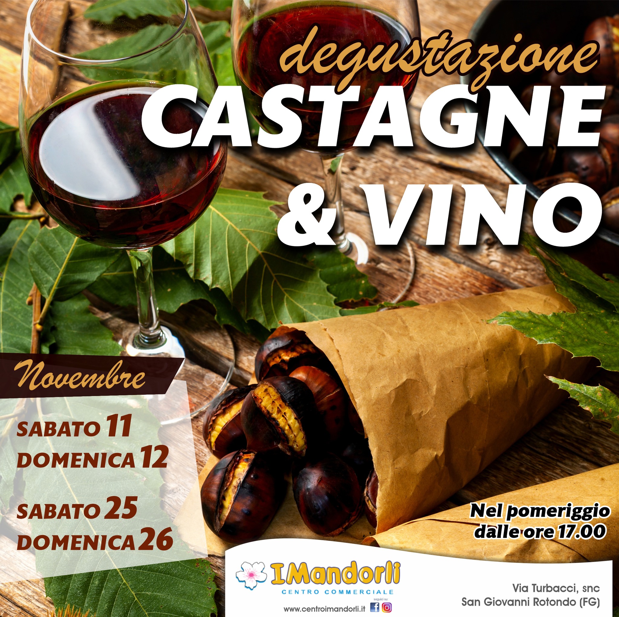 Degustazione di Castagne e Vino