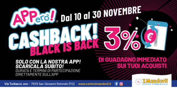 Apperò – Cashback Black is Back!